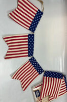 
              6' Ft Patriotic Stars & Stripes Garland Banner
            