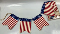 
              6' Ft Patriotic Stars & Stripes Garland Banner
            