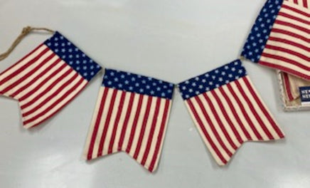 6' Ft Patriotic Stars & Stripes Garland Banner