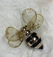 
              Gold Honey Bee Clip-On Ornaments
            