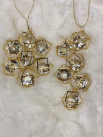 
              Gold Wire Drops With Gems Ornament
            