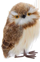 
              Set of 2-Plush Brown Owl Ornaments
            