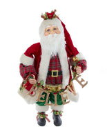 
              36" Kringles Santa With Garland
            