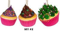 
              Foam Cupcake Ornaments- Set of 3
            