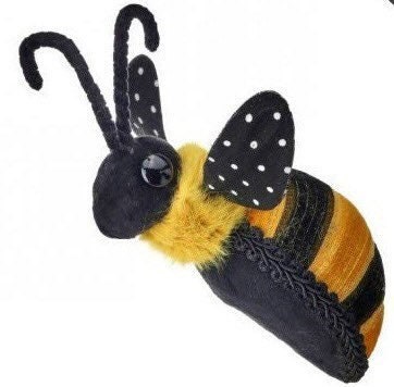 6.25" Fabric Hanging Bumblebee