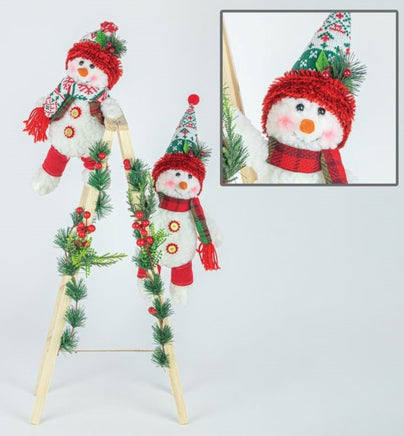 Winter Kisses Snowman Ladder