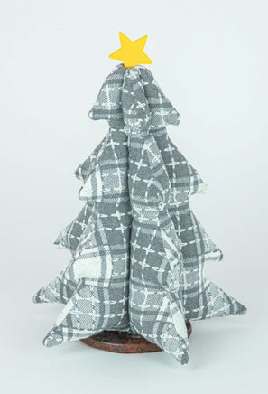 Gray Plaid Dapper Tree