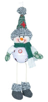 
              Emerald Snowman Bell Ornament
            