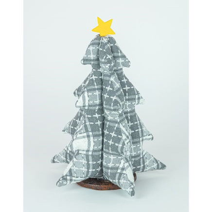 Gray Plaid Dapper Tree