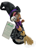 
              6" Witch Mouse with Broom
            