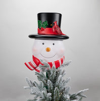 
              Blow Mold Snowman Christmas Tree Topper
            