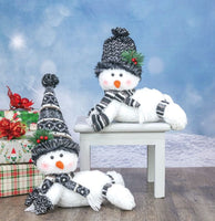 
              Cozy Snowman Lounger
            