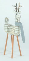 
              Hazel Plaid Deer- Set of 2
            