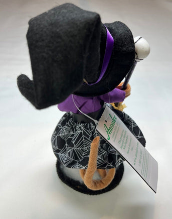 6" Witch Mouse with Broom