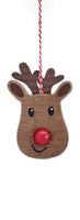 
              Set of 3-Wooden Christmas Character Ornaments
            