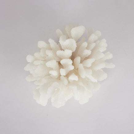 Faux White Coral Decor