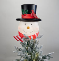 
              Blow Mold Snowman Christmas Tree Topper
            