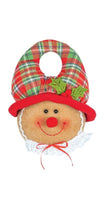 
              Plaid Gingerbread Doorknob Hanger
            