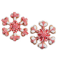 
              4.75" Peppermint Snowflake Ornament
            