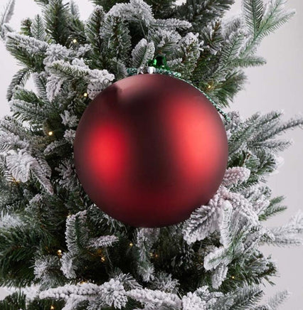 Believe Shatterproof Red Ball Ornament