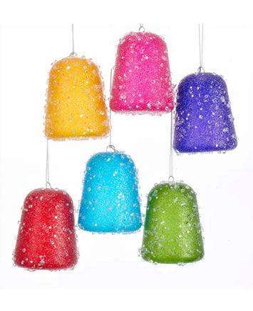 Glittered Gum Drop Ornament