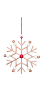 
              Wood Snowflake Decor
            