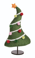 
              Set of 2- Plush Tree w/Pom Pom
            