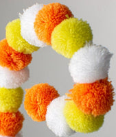 
              28" Candy Corn Pom Pom Spray
            