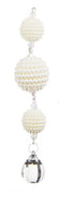 
              7.5" Pearl Ornaments- Set of 2
            