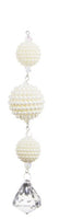 
              7.5" Pearl Ornaments- Set of 2
            