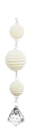 7.5" Pearl Ornaments- Set of 2