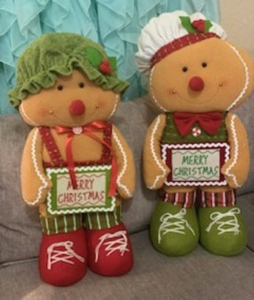 Merry Christmas Gingerbread Couple