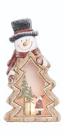 
              Light Up Santa/Snowman w/Scene Decor
            