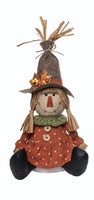 
              Plush Harvest Scarecrow Sitter
            