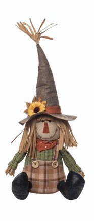 Plush Harvest Scarecrow Sitter