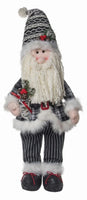 
              Plush Dark Plaid Santa/Snowman Stander
            