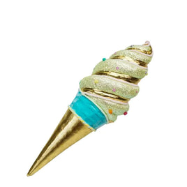 30" Blue & Lt Green Ice Cream Cone