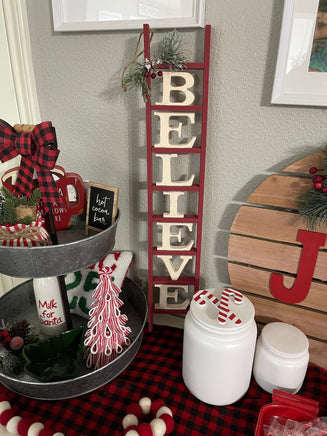 Believe Christmas Ladder