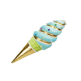 30" Light Green & Blue Ice Cream Cone