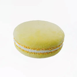 7" Yellow Macaron Ornament