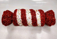 
              Jumbo Red and White Candy Ornament
            