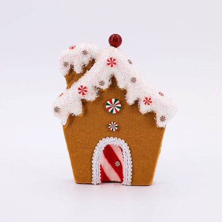 6" Brown Gingerbread House Ornament