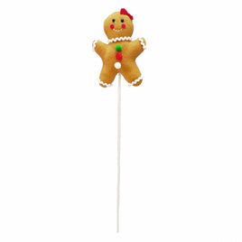 22" Gingerbread Girl Stem