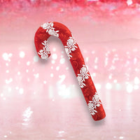 
              22" Red Velvet and White Lace Candy Cane
            