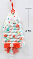 
              5.5" Clay Dough Multi-Color Candy Tree Ornament
            