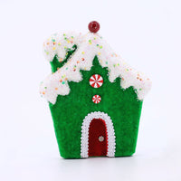 
              7" Green Gingerbread House Ornament
            