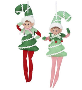 11" Bendable Holiday Sweets Elf