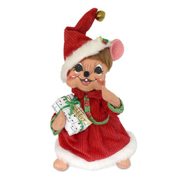 8" Jinglebell Girl Mouse