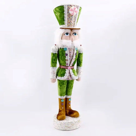 40" Nutcracker- Green And White.