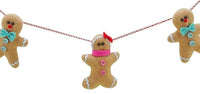 
              77" Fabric Gingerbread Garland
            